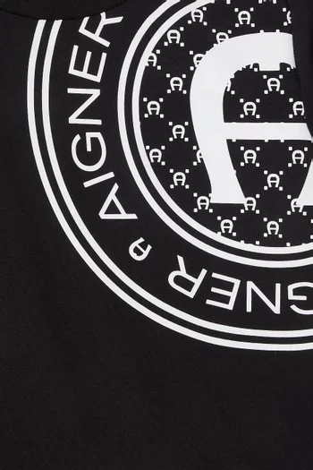 Logo-print T-shirt in Cotton