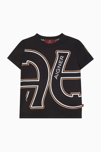 Logo-print T-shirt in Cotton