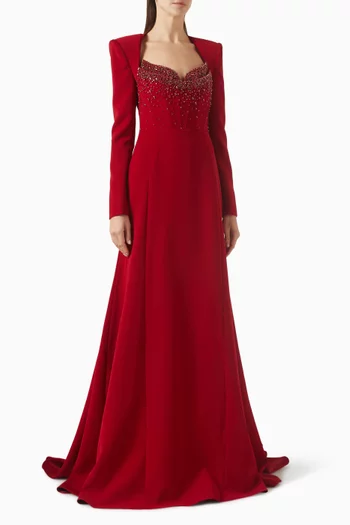 Embellished Bodice Gown