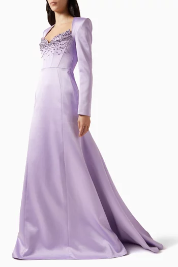 Embellished Bodice Gown