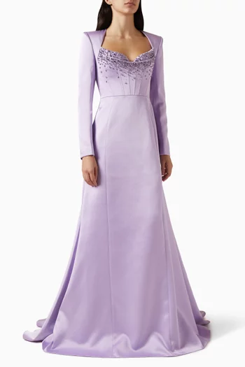 Embellished Bodice Gown