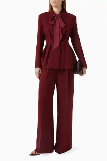 Panelled Button Blazer