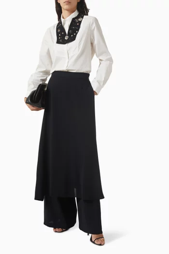 قميص مطرز قطن