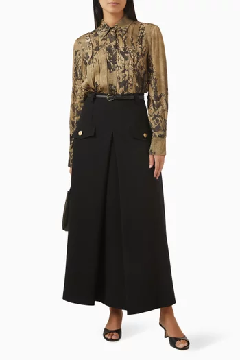 بلوزة بنقشة