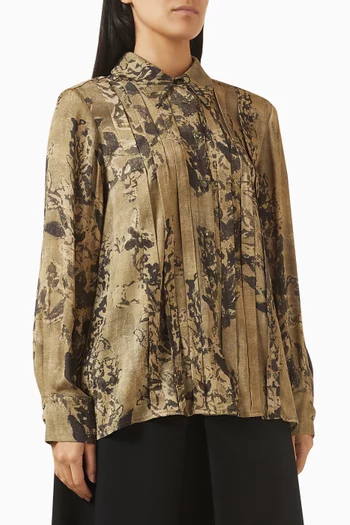 بلوزة بنقشة