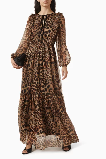 Leopard-print Dress