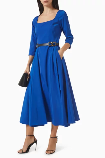 Belted Midi Dress