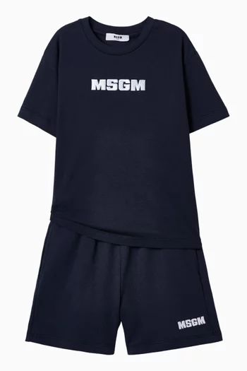 Logo-print T-shirt in Cotton