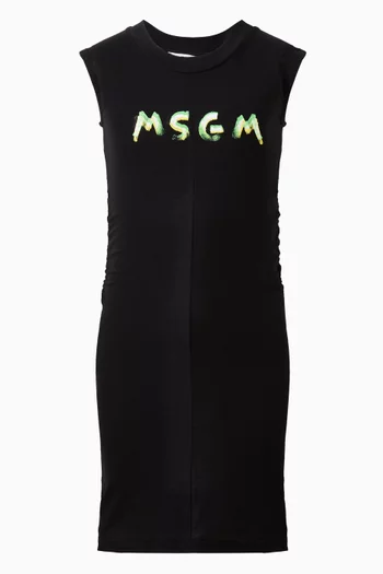 Logo-print Maxi Dress