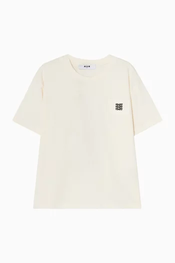 Graphic Logo T-shirt in Cotton Jersey