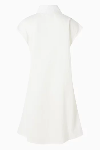 فستان بنمط قميص ملفوف