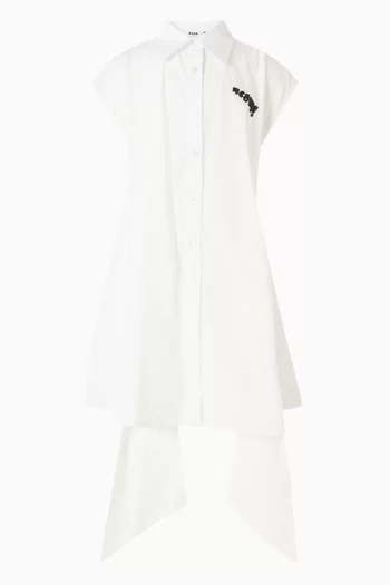 فستان بنمط قميص ملفوف