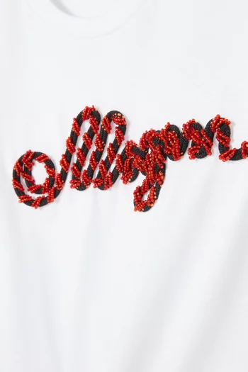 Logo T-shirt in Cotton Jersey