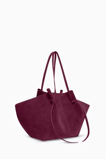 Large Mochi Tote Bag in Suede