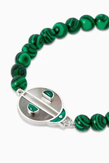 Beaded Bracelet in Sterling Silver