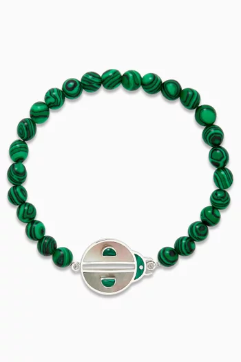 Beaded Bracelet in Sterling Silver