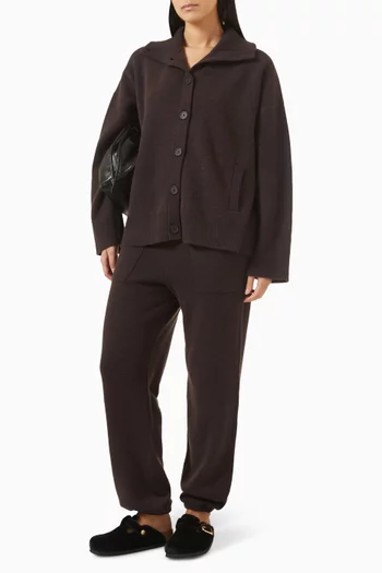 Lilou Buttoned Jacket in Wool-cashmere