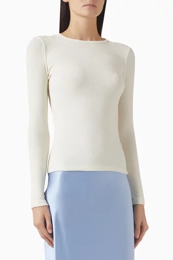 Quincy Crewneck T-shirt in Knit