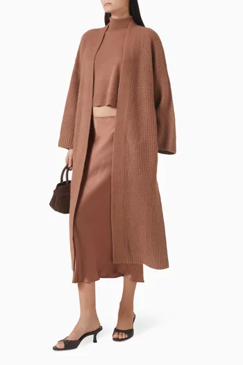 Cedar Slouchy Cardigan in Cashmere