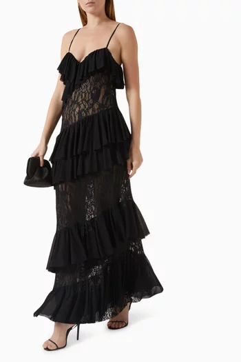 Cascase Tiered Dress