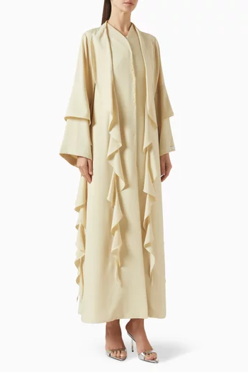 Crystal-embellished Abaya