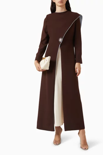 عباية سابل بلو كريب