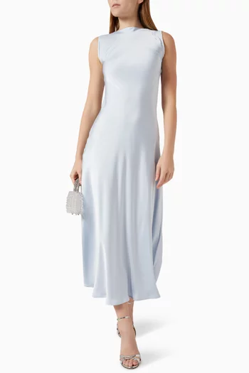 فستان ستون متوسط الطول ستان