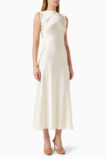 فستان ستون متوسط الطول ستان