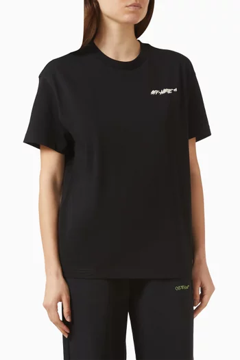 Embroidered-logo T-shirt