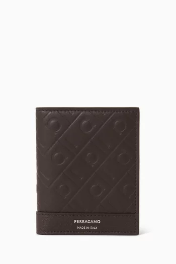 Monogram Card Holder in Calfskin