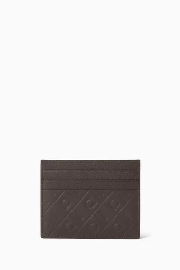 Monogram Card Holder in Calfskin
