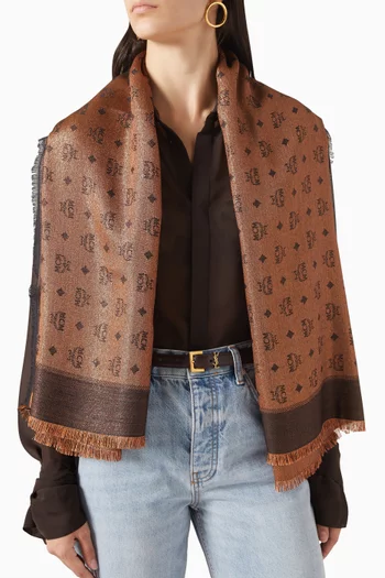 Visetos Square Scarf in Silk-twill