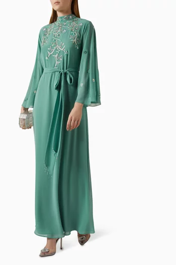 Embellished Kaftan in Chiffon