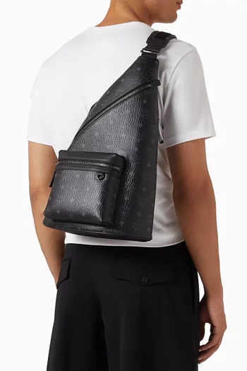 Medium Aren Sling Bag in Visetos Canvas