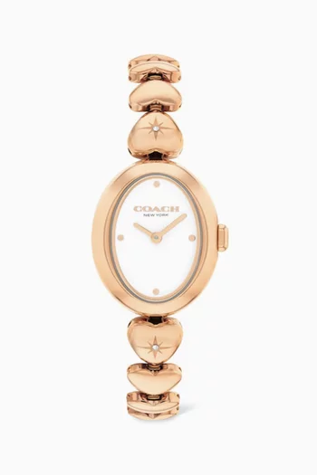 Sammy Quartz Stainless Steel Watch, 22.5mm