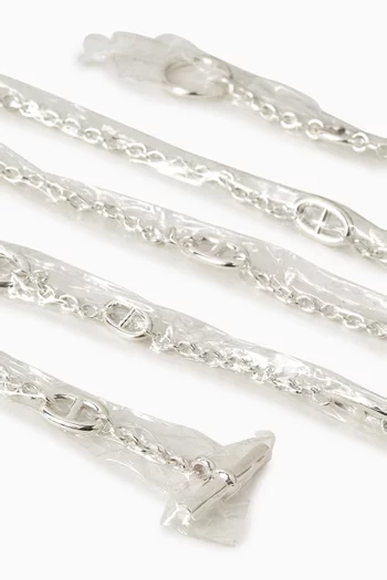 قلادة فاراندول طويلة فضة إسترلينية غير مستعملة