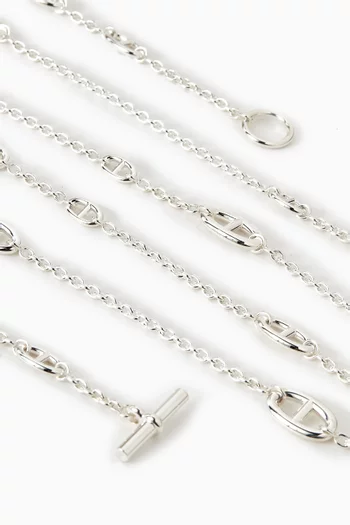 قلادة فاراندول طويلة فضة إسترلينية غير مستعملة