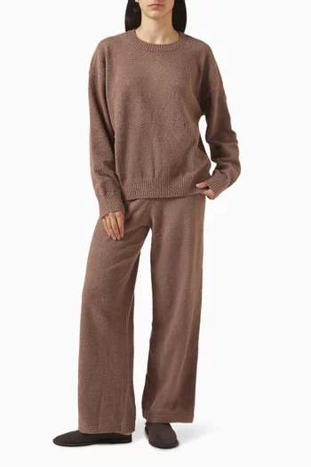 Crewneck Sweater in Recycled Boucle