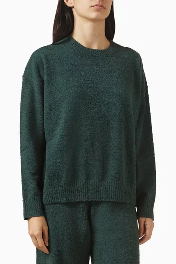 Crewneck Sweater in Recycled Boucle