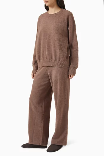 Pull-on Pants in Recycled Boucle