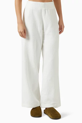 Pull-on Pants in Recycled Boucle