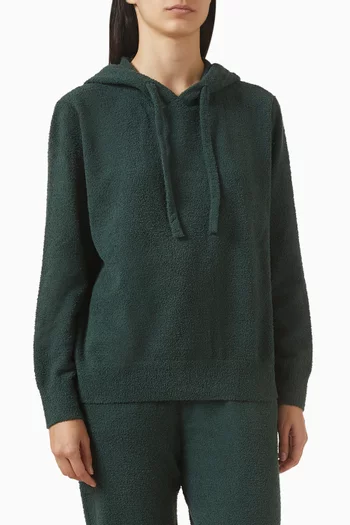 Hoodie in Recycled Boucle