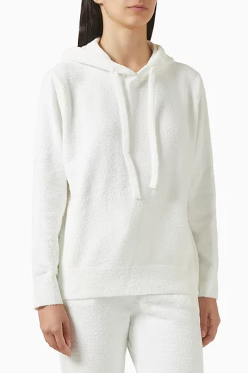 Hoodie in Recycled Boucle