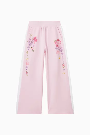 Floral Print Sweatpants