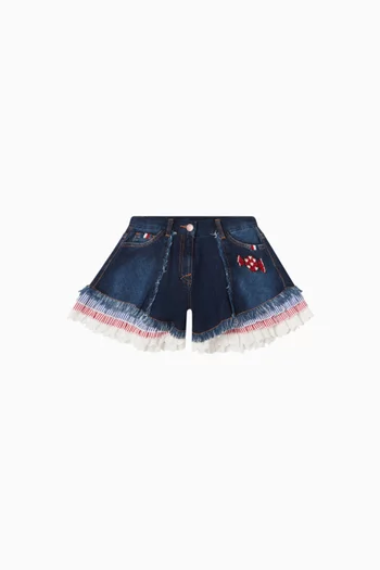 Candy Shorts with Ruffles