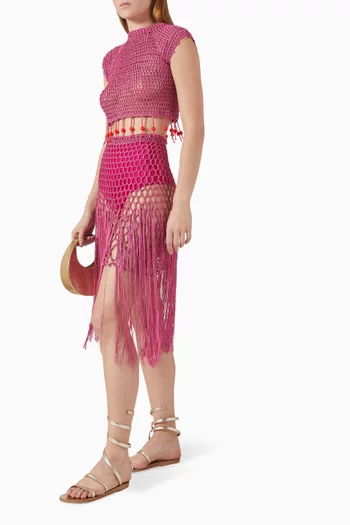 Ayla Crochet Crop Top