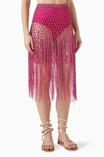 Palmare Sheer Net Skirt