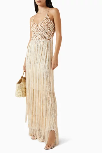 Noara Seashell-embellished Top