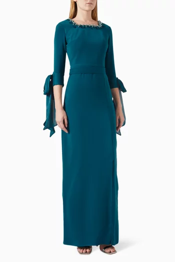 Floral Applique Gown