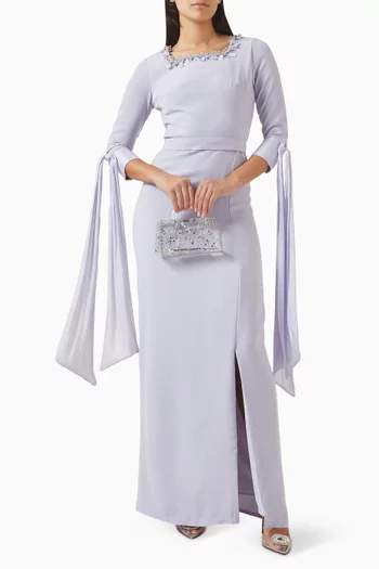 Floral Applique Gown